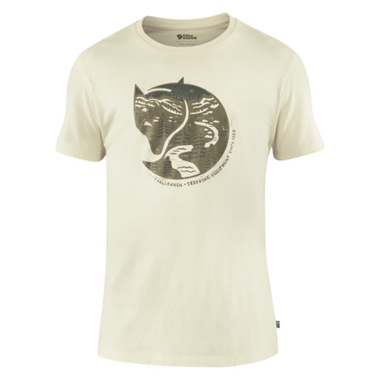 Fjällräven Arctic Fox T-shirt M - Chalk White - Miehet - L - Partioaitta