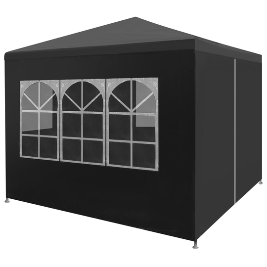 vidaXL Juhlateltta 3x3 m antrasiitti