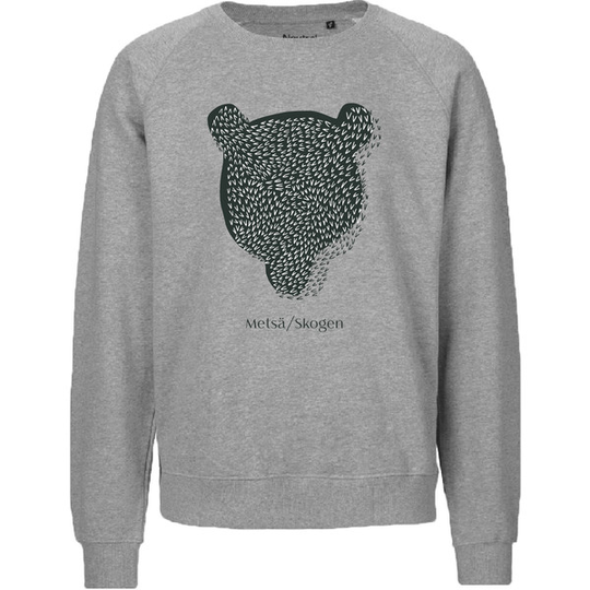 Metsä/Skogen Unisex Sweater Karhu - Sport Grey - Unisex - M - Partioaitta