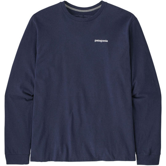 Patagonia M' S L/s P-6 Logo Responsibili-tee - Classic Navy - Miehet - M - Partioaitta