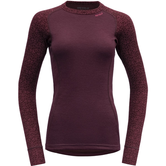Devold Duo Active Merino 205 Shirt Wmn - Port - Naiset - L - Partioaitta