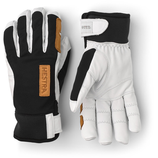 Hestra Ergo Grip Active Wool Terry - 5 Finger - Black/offwhite - Unisex - 9 - Partioaitta