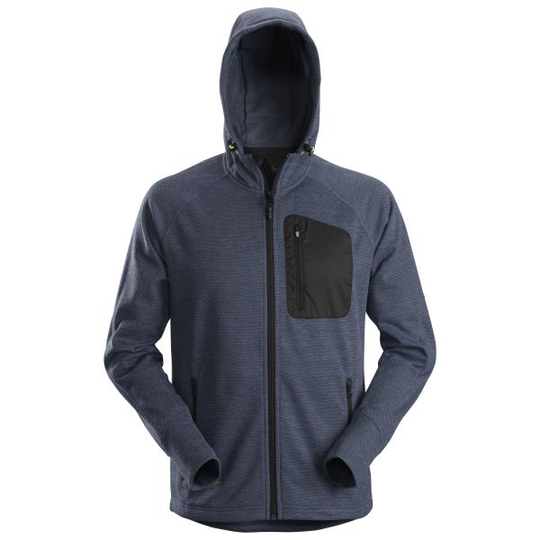 Snickers 8041 FlexiWork Huppari laivastonsininen,fleece XS