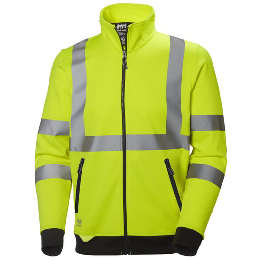 Helly Hansen Workwear Addvis Neulepaita huomiotakki, keltainen Koko XS