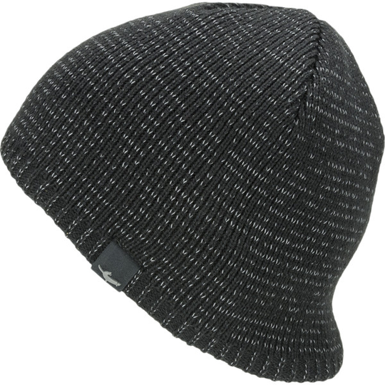 Sealskinz Waterproof Cold Weather Reflective Beanie - Black - Unisex - S/M - Partioaitta