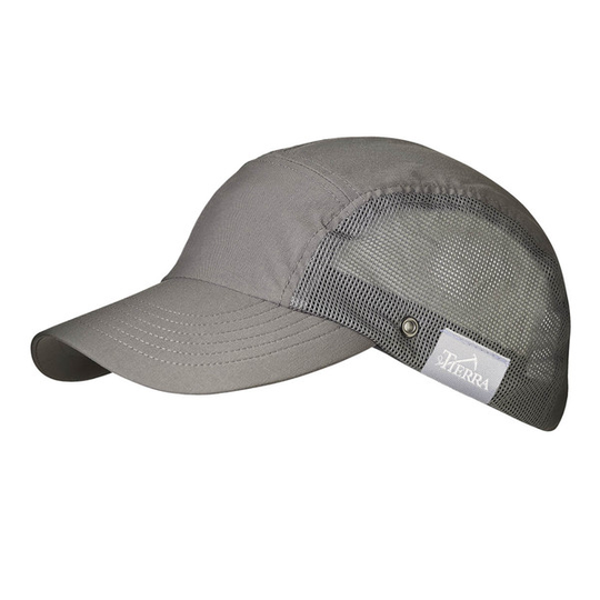 Tierra Correspondent Travel Cap - Beluga Grey - Unisex - One Size - Partioaitta