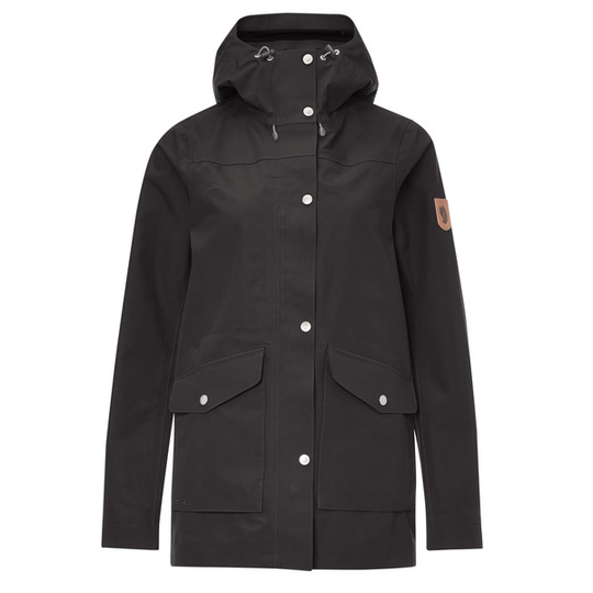 Fjällräven Greenland Eco-shell Jacket W - Black - Naiset - S - Partioaitta