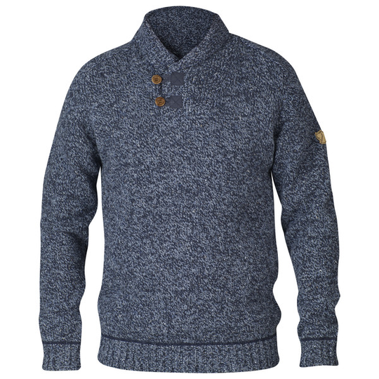 Fjällräven Lada Sweater M - Dark Navy - Miehet - L - Partioaitta