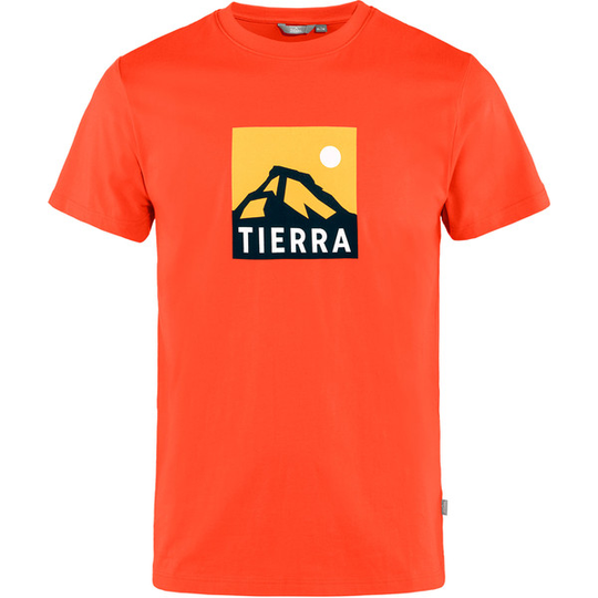 Tierra Organic Cotton Tee M - Valiant Red (mountain Box) - Miehet - S - Partioaitta