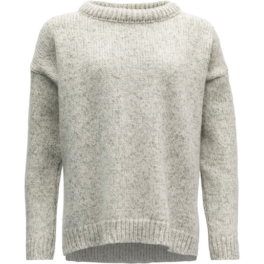 Devold Nansen Wool Sweater Wmn - Greymelange - Naiset - XS - Partioaitta