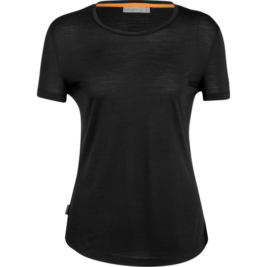 Icebreaker W Sphere Ii Ss Tee - Black - Naiset - S - Partioaitta