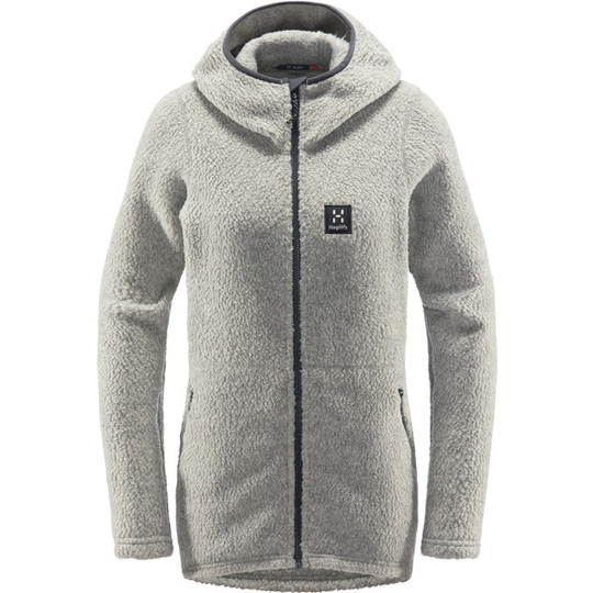 Haglöfs Pile Hood Women - Grey Melange - Naiset - S - Partioaitta