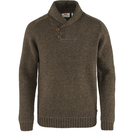 Fjällräven Lada Sweater M - Bogwood Brown - Miehet - L - Partioaitta