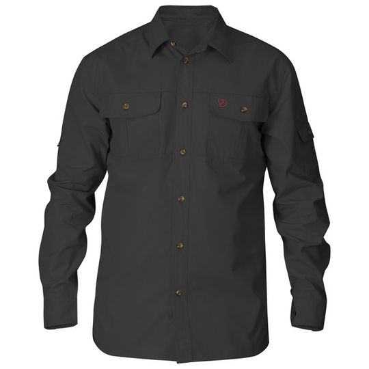 Fjällräven Singi Trekking Shirt Ls M - Dark Grey - Miehet - M - Partioaitta