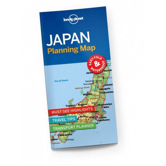 Lonely Planet Japan Planning map, Japani suunnittelukartta
