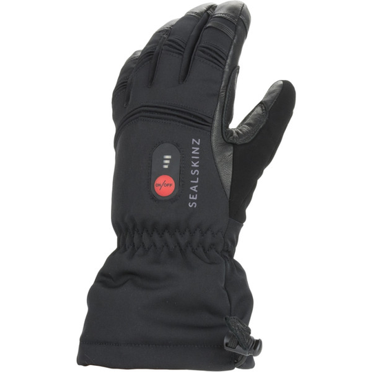 Sealskinz Waterproof Heated Gauntlet - Black - Unisex - S - Partioaitta