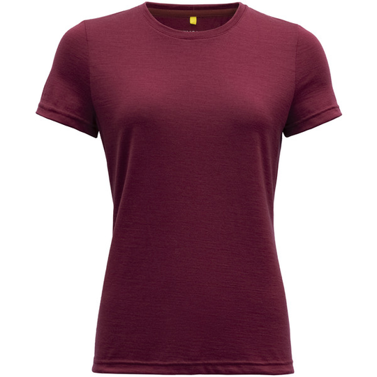 Devold Eika Woman Tee - Beetroot - Naiset - L - Partioaitta