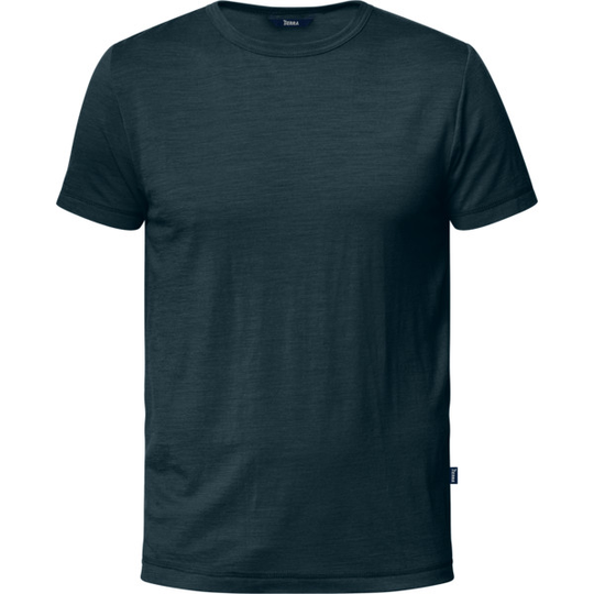 Tierra Woolpa Tee M - Moonless Navy - Miehet - L - Partioaitta