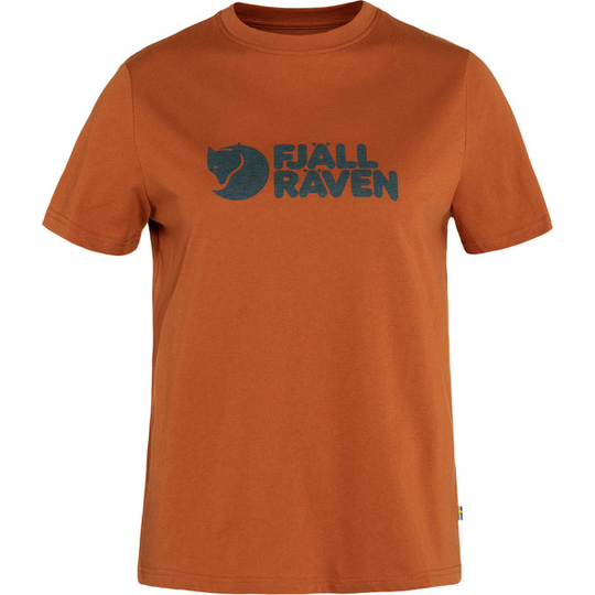 Fjällräven Fjällräven Logo Tee W - Terracotta Brown - Naiset - L - Partioaitta