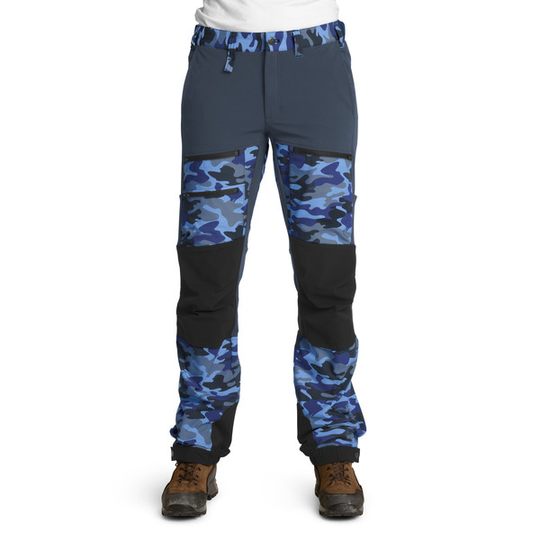Is Not Enough Athena Trekking Pro Pants - Blue Horizon Camouflage - Naiset - XS - Partioaitta