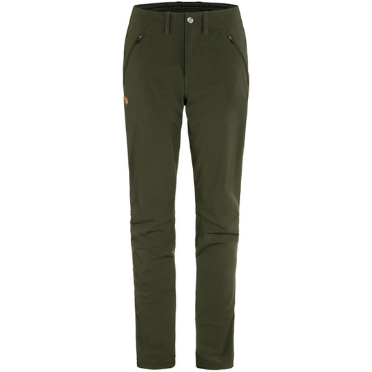 Fjällräven Abisko Trail Stretch Trousers W - Deep Forest - Naiset - 34/L - Partioaitta