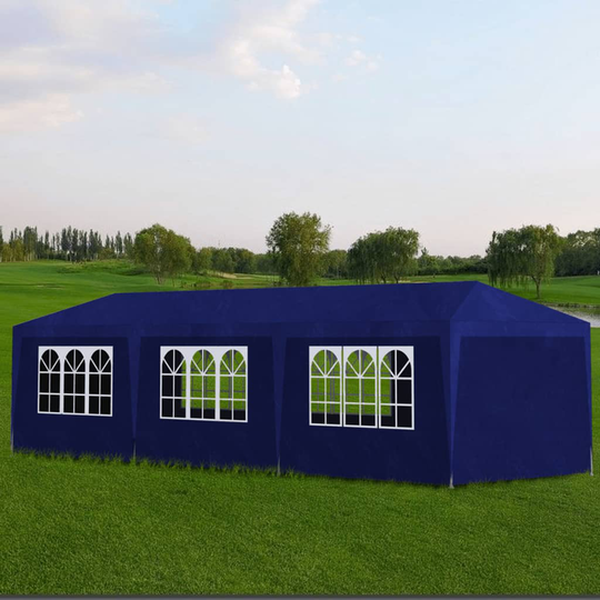 vidaXL Juhlateltta 3x9 m sininen