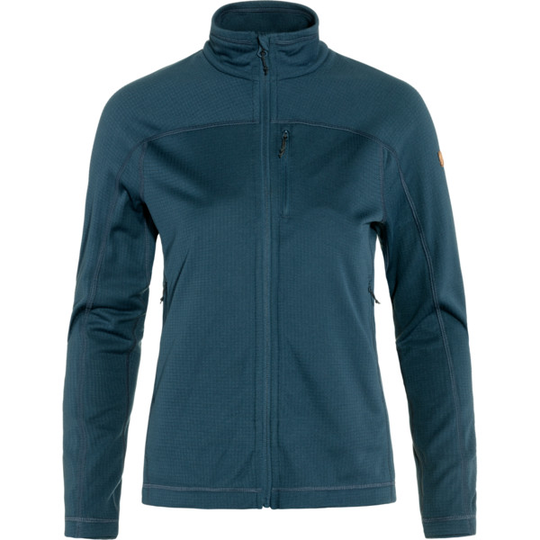 Fjällräven Abisko Lite Fleece Jacket W - Indigo Blue - Naiset - L - Partioaitta