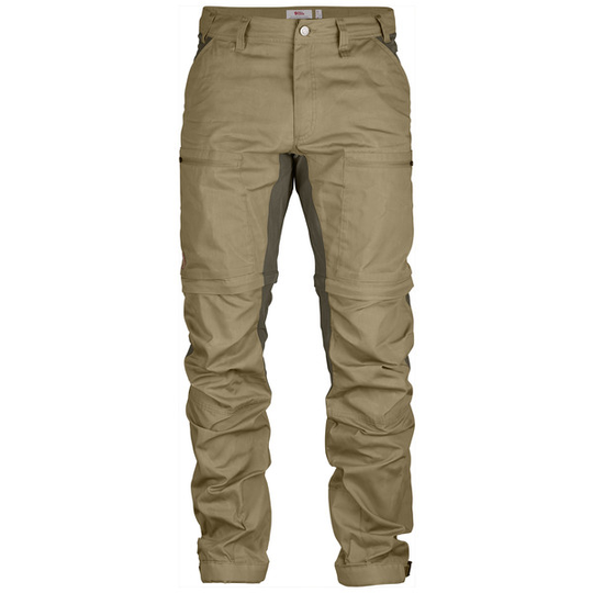 Fjällräven Abisko Lite Trekking Zip-off M Reg - Sand-tarmac - Miehet - 44 - Partioaitta