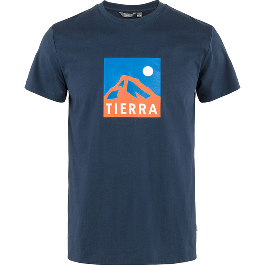 Tierra Organic Cotton Tee M - Nordic Blue (mountain Box) - Miehet - S - Partioaitta