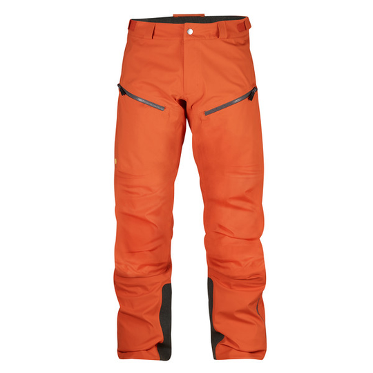Fjällräven Bergtagen Eco-shell Trousers M - Hokkaido Orange - Miehet - 46 - Partioaitta