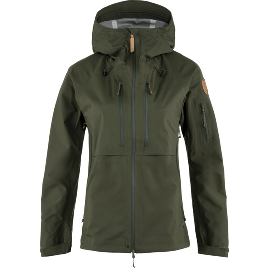 Fjällräven Keb Eco-shell Jacket W - Deep Forest - Naiset - L - Partioaitta