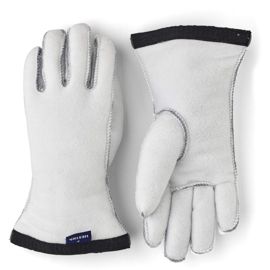 Hestra Heli Ski Liner - 5 Finger - White - Unisex - 10 - Partioaitta