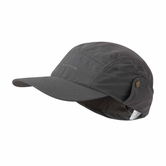 Craghoppers Nosilife Desert Hat - Black Pepper - Unisex - S/M - Partioaitta