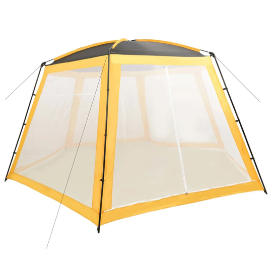vidaXL Uima-altaan teltta kangas 590x520x250 cm kangas keltainen