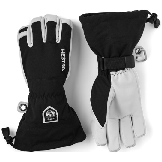 Hestra Army Leather Heli Ski - 5 Finger - Black - Unisex - 6 - Partioaitta