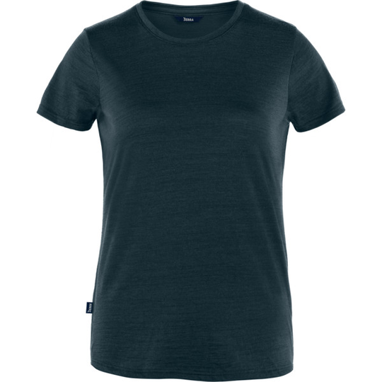 Tierra Woolpa Tee W - Moonless Navy - Naiset - L - Partioaitta
