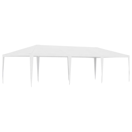 vidaXL Juhlateltta 4x9 m valkoinen