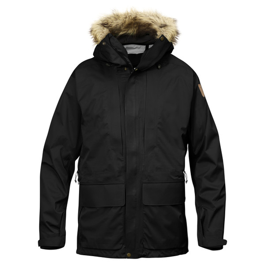 Fjällräven Keb Eco-shell Parka - Black - Miehet - L - Partioaitta