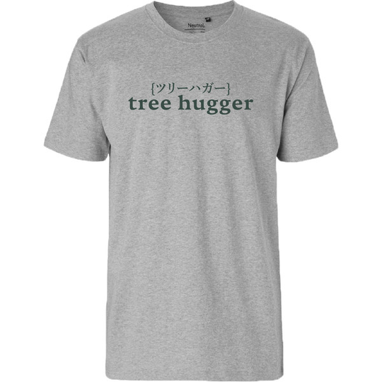 Metsä/Skogen Mens Classic T-shirt Tree Hugger - Sport Grey - Miehet - S - Partioaitta