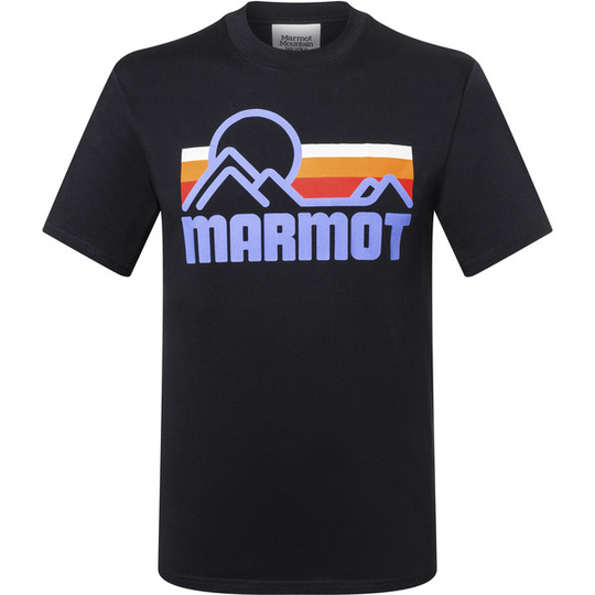 Marmot Coastal Tee Ss - Black - Miehet - S - Partioaitta