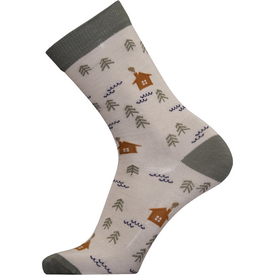 Sukkamestarit Merinovillasukat - Mökki Hiekka - Unisex - 35-38 - Partioaitta