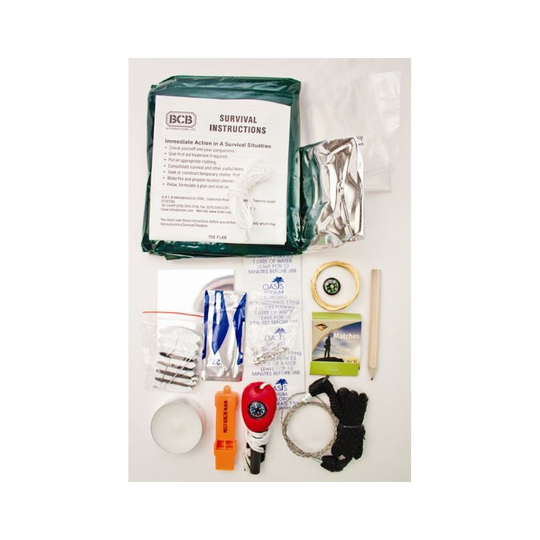 BCB Go Pack Essential selviytymispakkaus, Ruskea