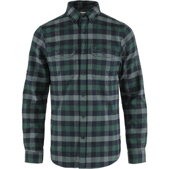 Fjällräven Skog Shirt M - Arctic Green-dark Navy - Miehet - L - Partioaitta