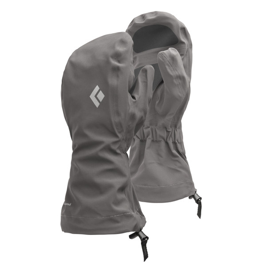 Black Diamond Waterproof Overmitts - Smoke - Unisex - S - Partioaitta