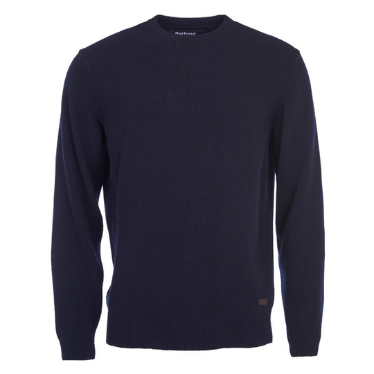 Barbour Essential Patch Crew - Navy - Miehet - L - Partioaitta