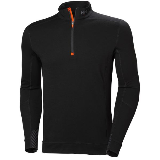 Helly Hansen Workwear Lifa Merino 75107-990 Aluspaita musta Koko XS