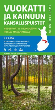 Karttakeskus Vuokatti ja Kainuun kansallispuistot