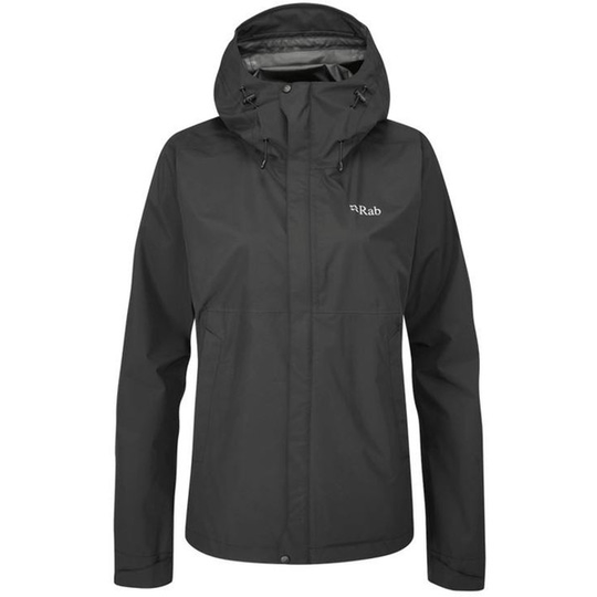 Rab Downpour Eco Jacket Wmns - Black - Naiset - 10 - Partioaitta