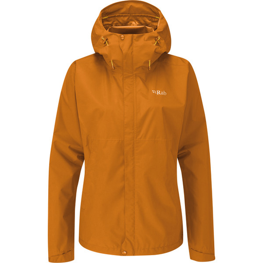 Rab Downpour Eco Jacket Wmns - Marmalade - Naiset - 10 - Partioaitta