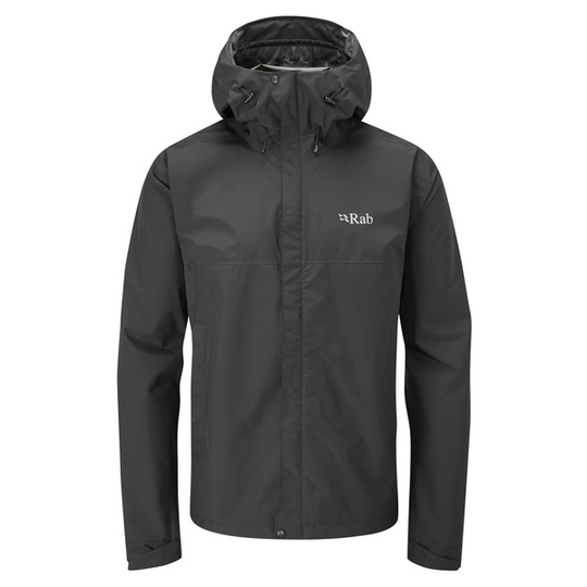 Rab Downpour Eco Jacket - Black - Miehet - L - Partioaitta